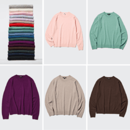 ユニクロ カシミヤクルーネックセーター