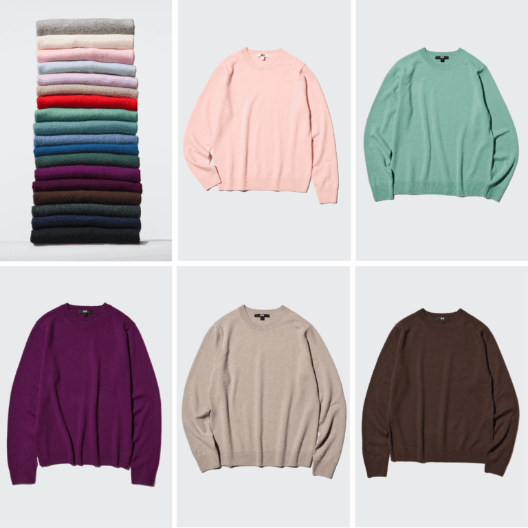 ユニクロ カシミヤクルーネックセーター