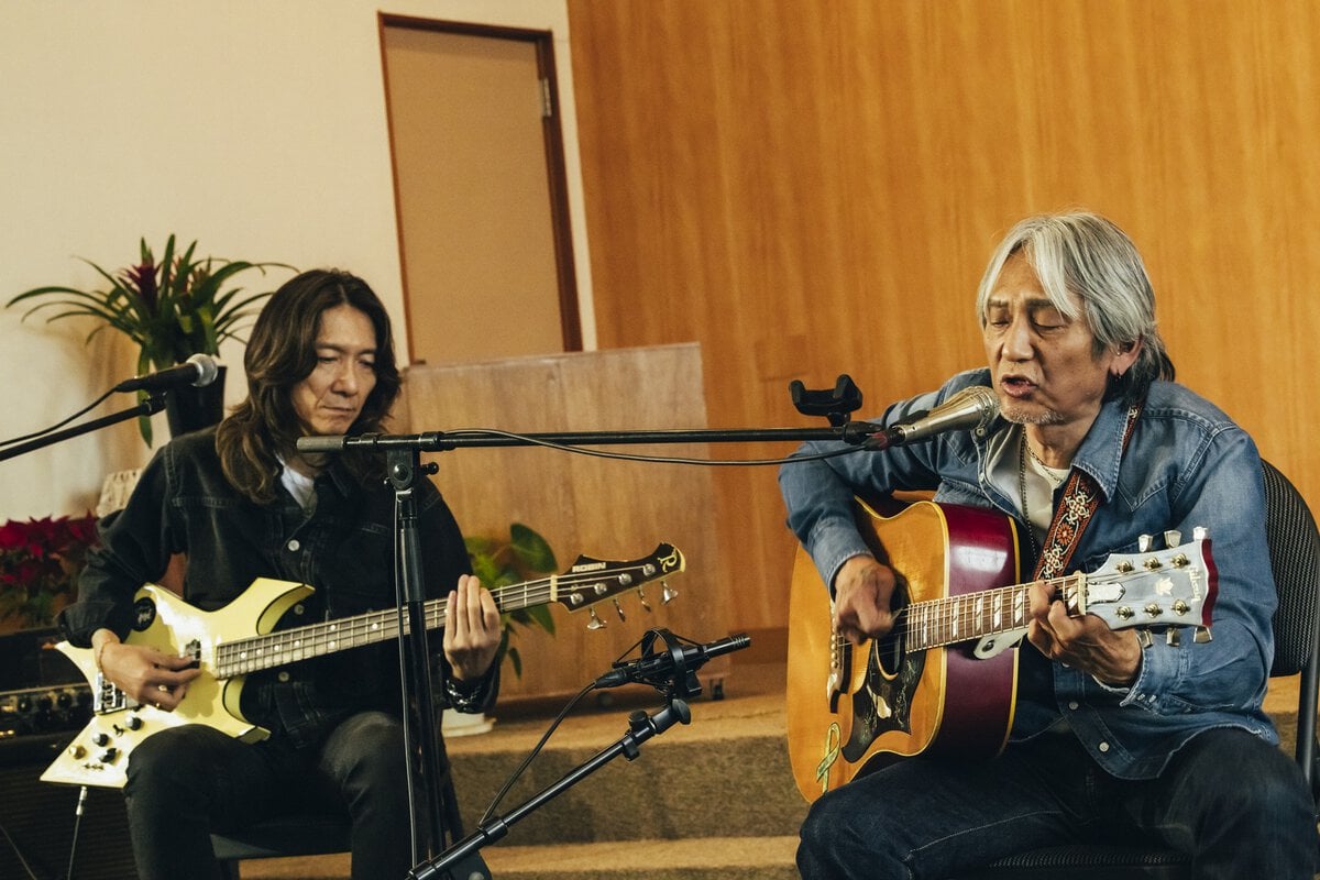 映画『みらいのうた』より40年ぶりにセッションする吉井和哉とERO