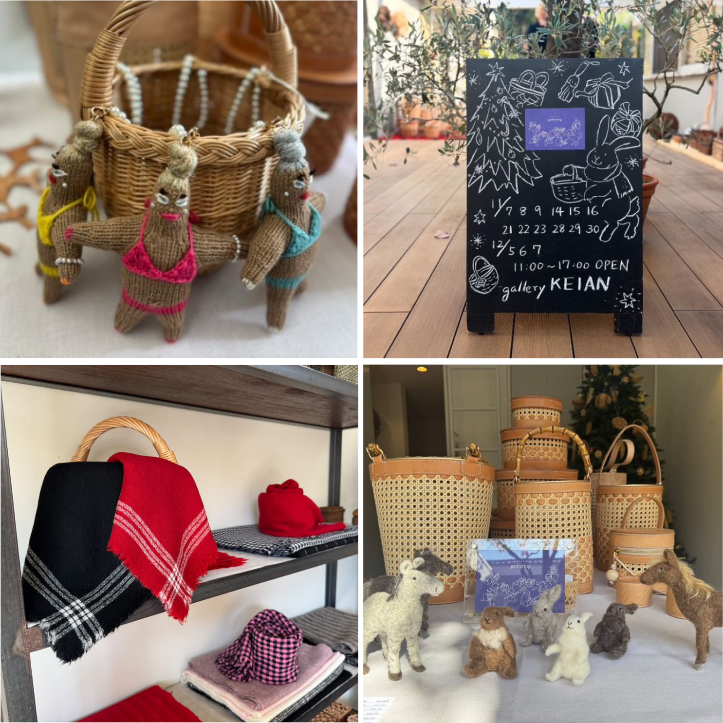 「galleryKEIAN」さんにて開催されている『gathering』展