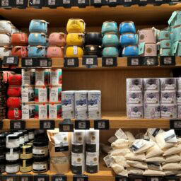 「La Grand Épicerie」の塩のコーナー。