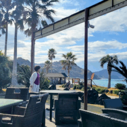 レストラン「パームビーチ」テラス