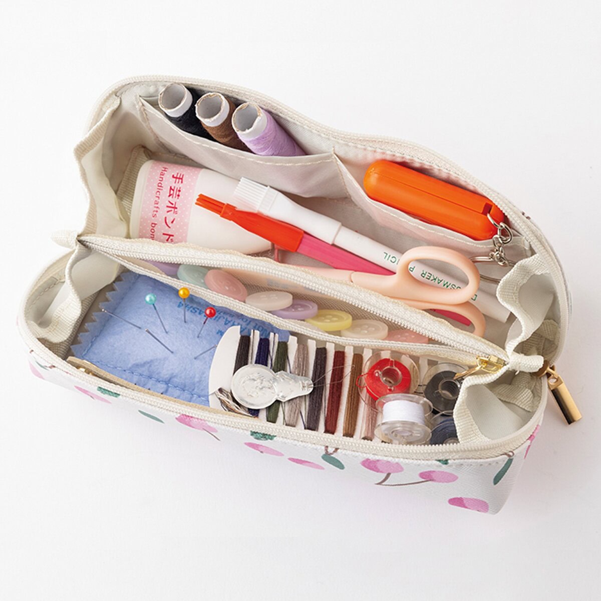 裁縫道具の収納にも便利!