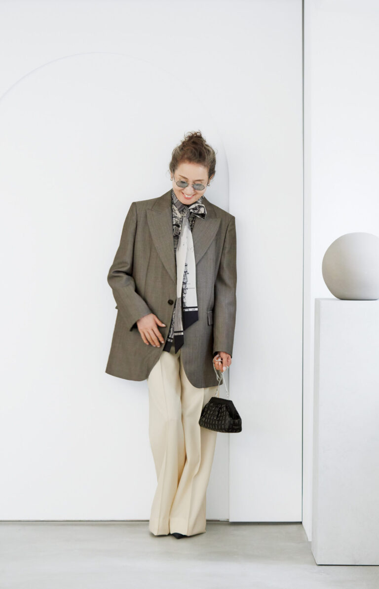 坂本久仁子さんのジャケットスタイル②