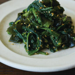 ほうれん草とわかめのナムル