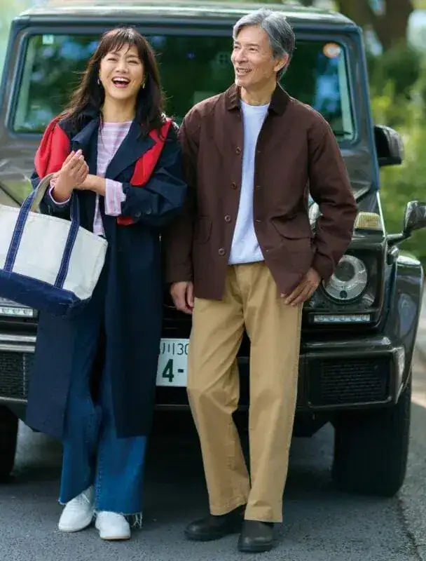 【60代ファッション】注目カラーの赤のカーディガンを1点投入するだけで華やかに！ 素敵な宝島田家物語13日目【60代秋の着まわし30days Day13】