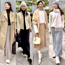 桜井智子さんの秋冬でも楽しめるスカートコーデ４選