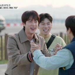 JINと『ハンサムガイズ』のメンバー