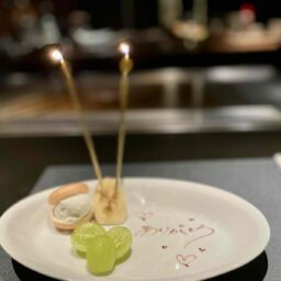 娘さんからの「ありがとう」プレート