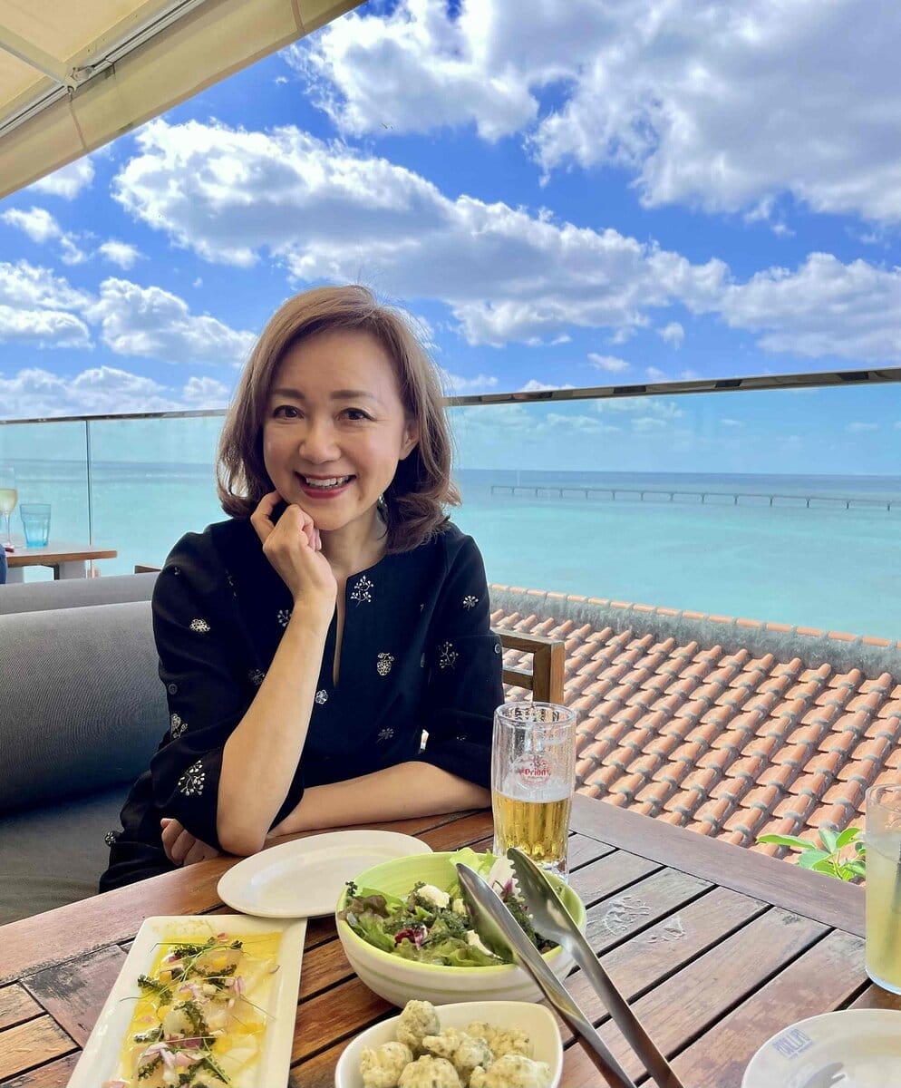 瀬長島ウミカジテラスのレストラン「POSILLIPO」にて