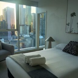 宿泊したエアビTrobe Streeのお部屋①