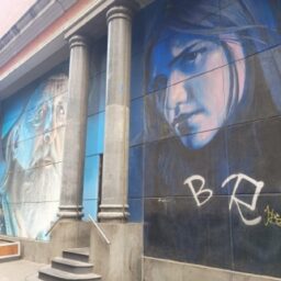 メルボルンの壁画①