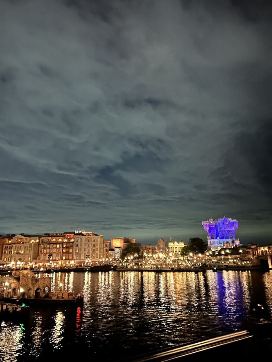 YUMIKOさん12月ブログ＿ディズニーシー_夜景