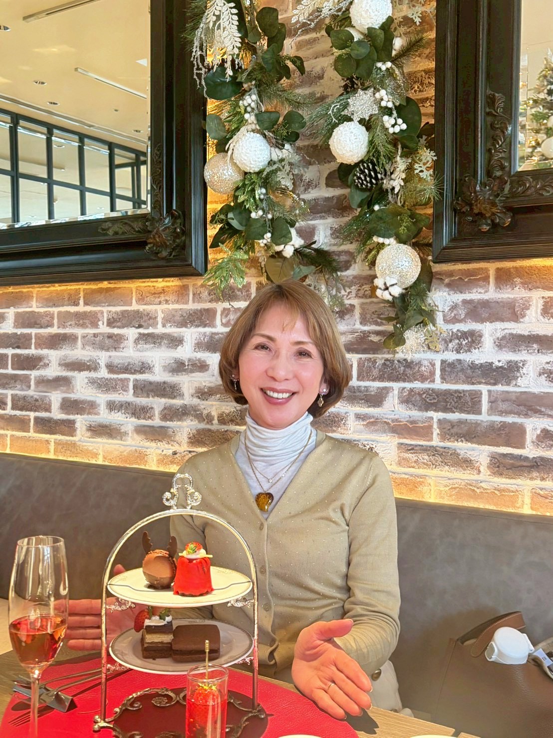 「ザ ストリングス表参道」のクリスマスランチ