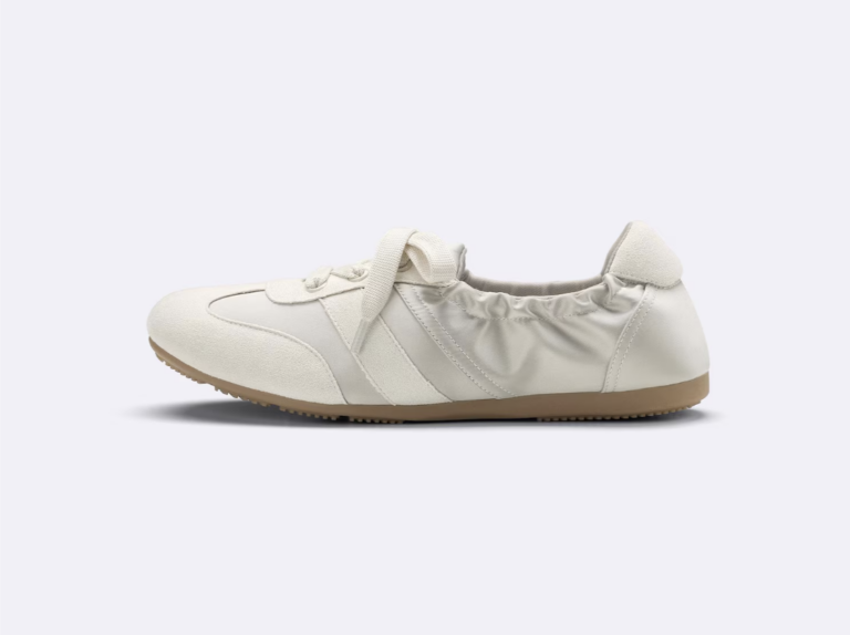 GU_レースアップバレエスニーカー ライトグレー