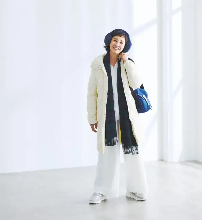 手洗いできるのが心強いオールホワイトスタイル