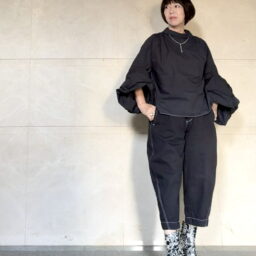 上林さん_12月ブログ染め直した洋服でコーディネート