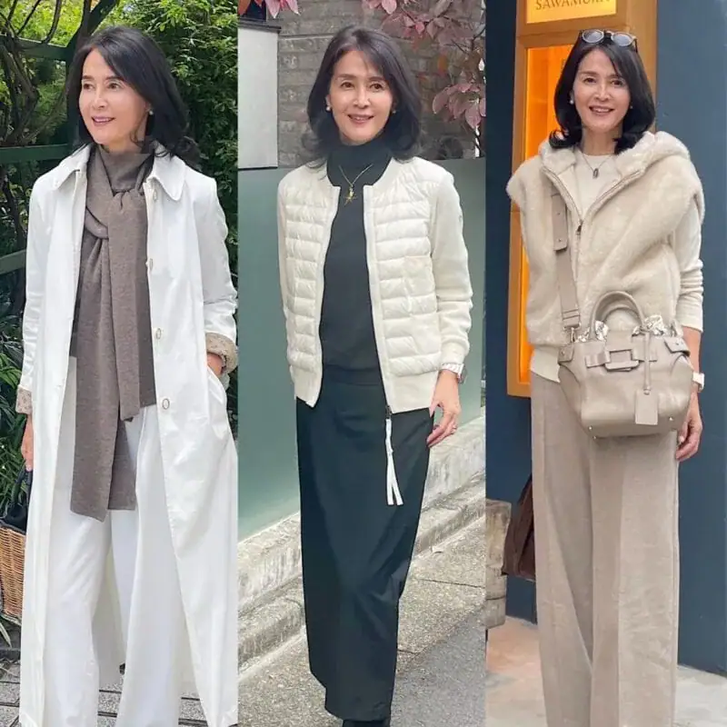 【第1位】【60代ファッション】冬の白を楽しむ ポイント！〜素材とトーンで変わる3つのホワイトコーデ〜