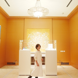 美術館内の写真撮影許可の場所はここだけです。