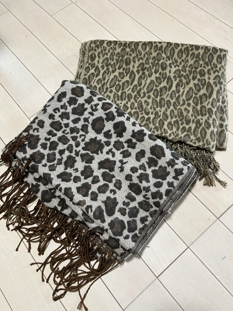 加藤理恵さんのアニマル柄ストール