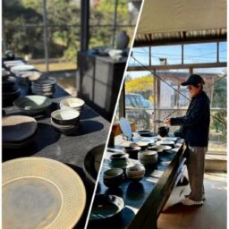 工房には、購入可能な器たちが並びます♪