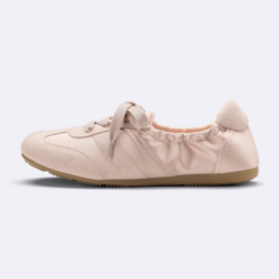 GU_レースアップバレエスニーカー ピンク