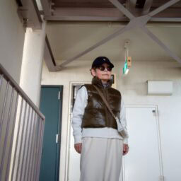 礒部さん_フリースイージーパンツ