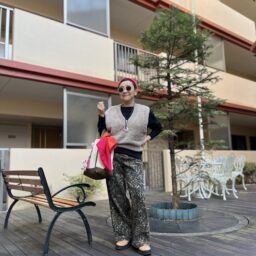 加藤理恵さんのアニマル柄パンツ