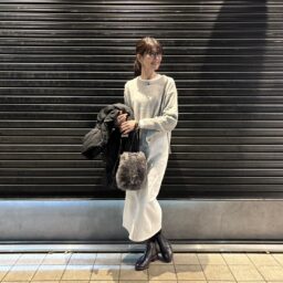 fumiさん_ヘビーウェイトスウェットナロースカート_1