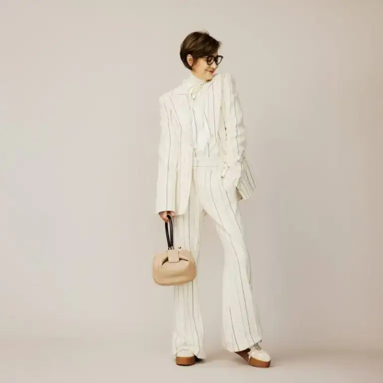 【第4位】【60代のおしゃれコーデ】シニアが輝く着こなしには〈クリーンさ〉と〈華やぎ〉がポイント！おしゃれのプロが選んだ4スタイル