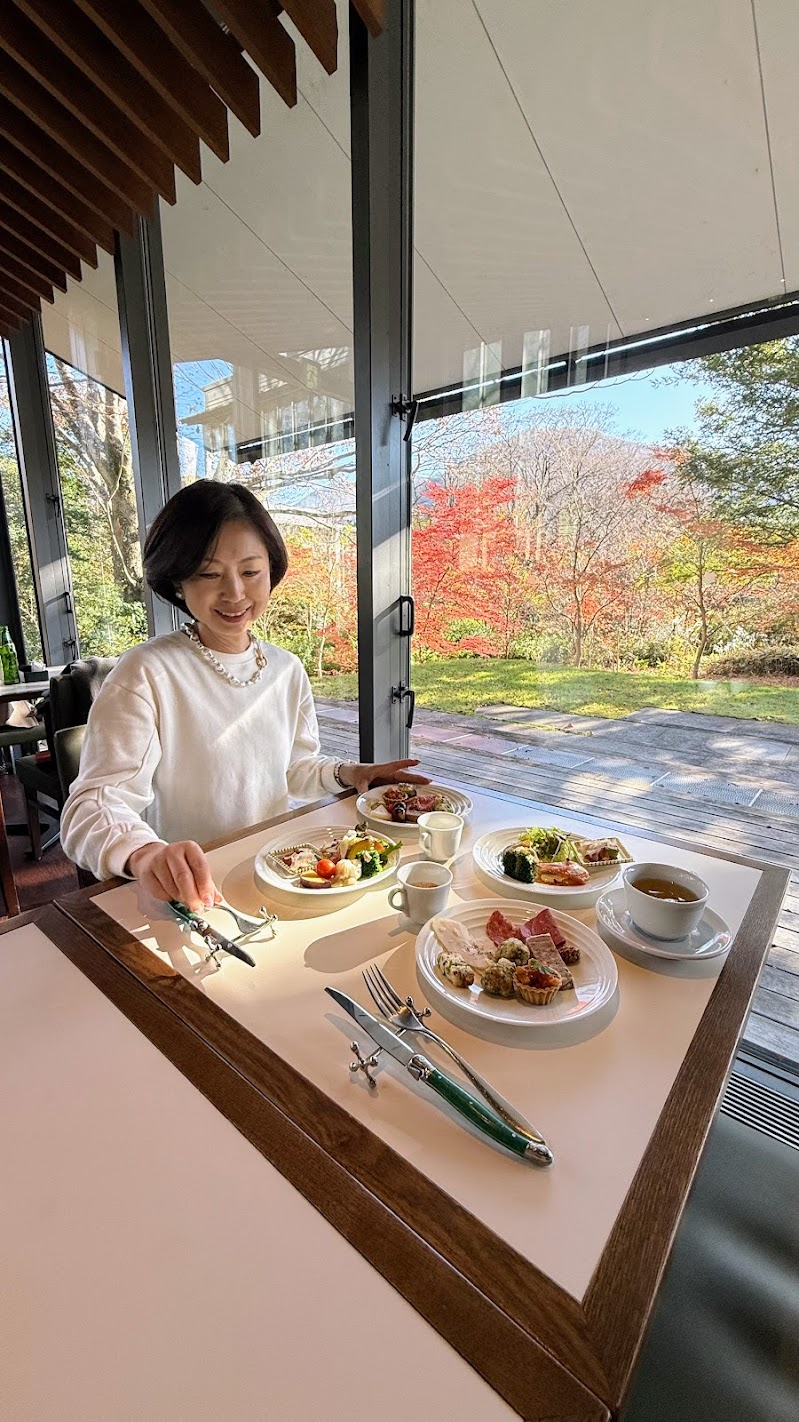 この景色に見惚れながらのランチタイムはご褒美時間