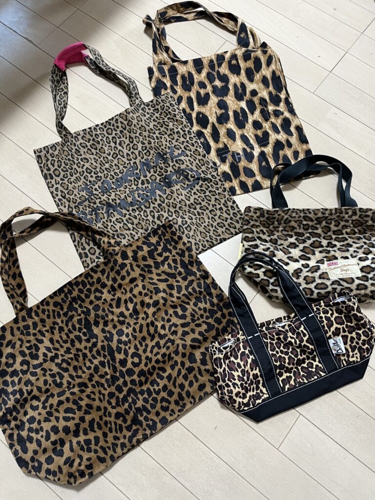 加藤理恵さんのアニマル柄布バッグコレクション