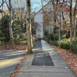 箱根の山にかこまれた敷地内は、散策道もあります