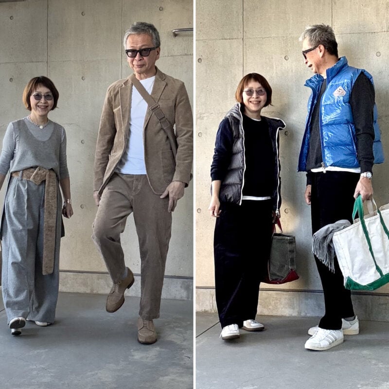 【「寝巻きで出かけないで!」から始まった夫婦のコーデ改革。3スタイル紹介!】