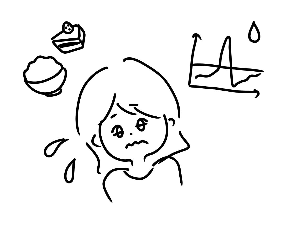 食後に眠気の正体とは？