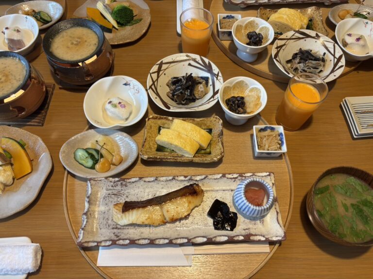 かみのやま温泉『名月荘』の朝食