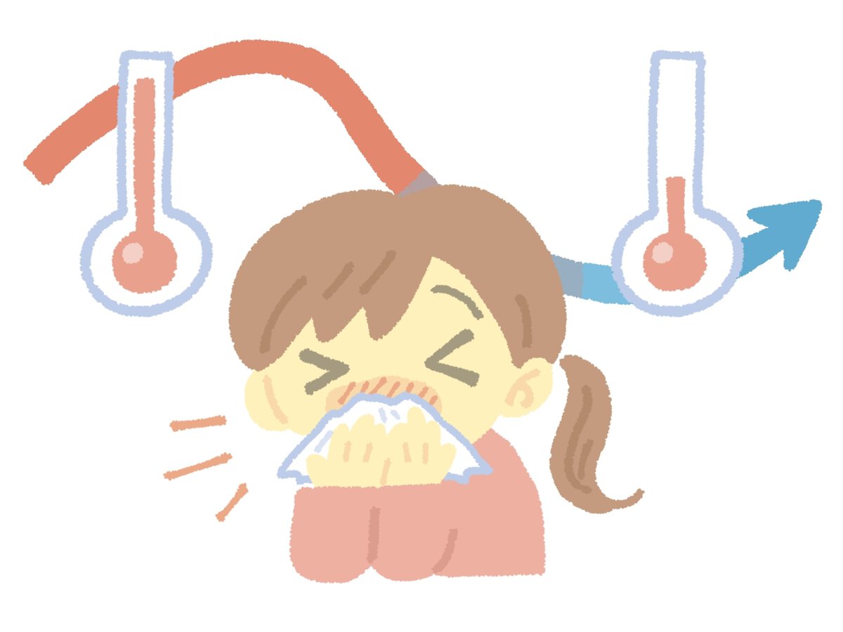 寒暖差アレルギーの症状
