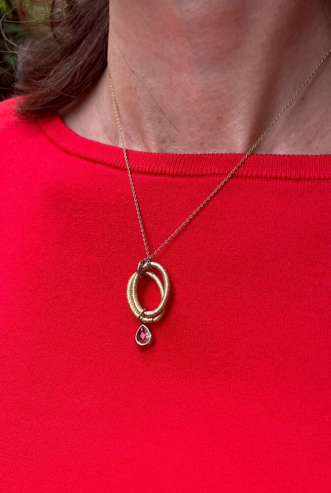 自分でデザインしたネックレス