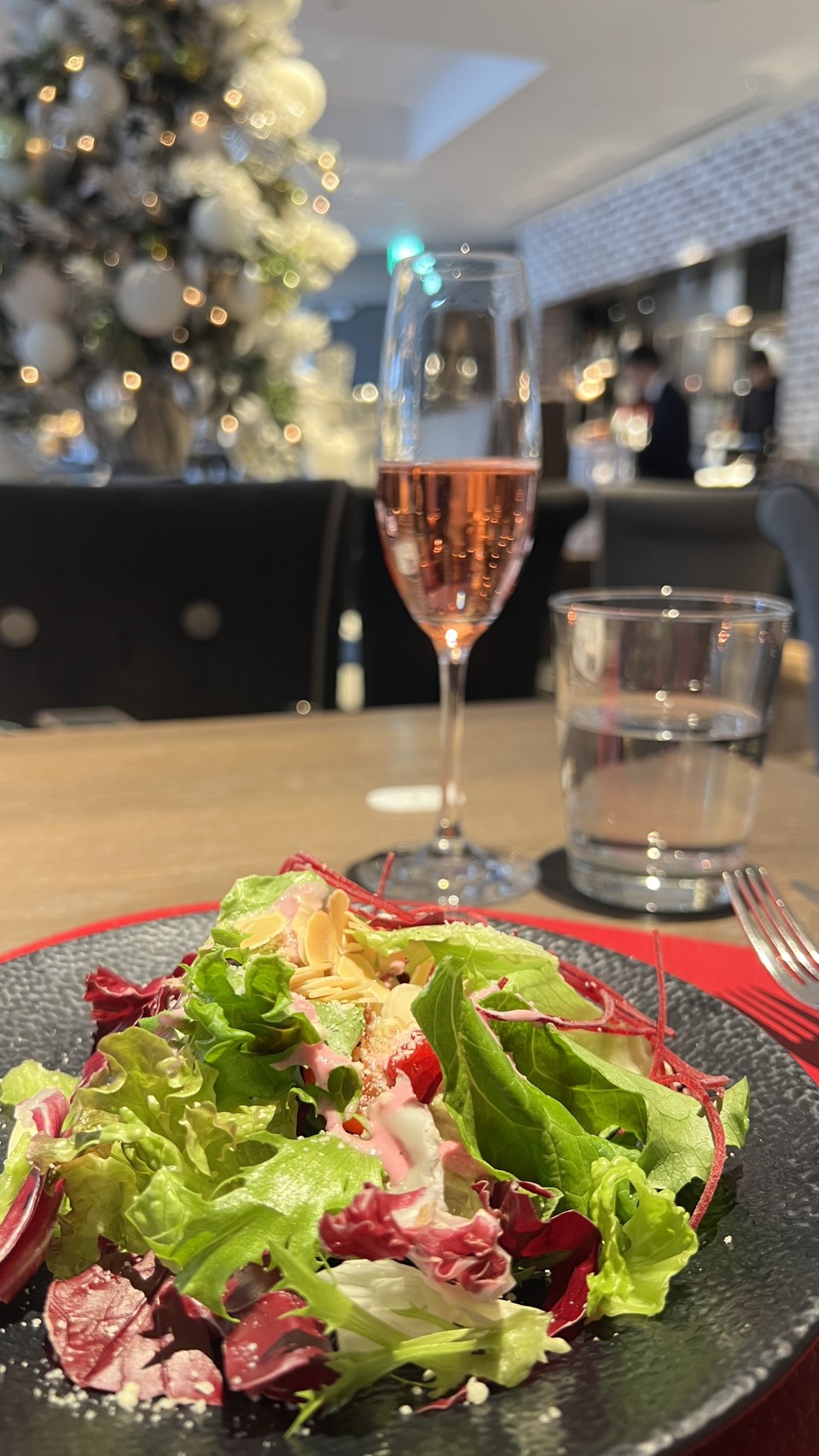 「ザ ストリングス表参道」のクリスマスランチ