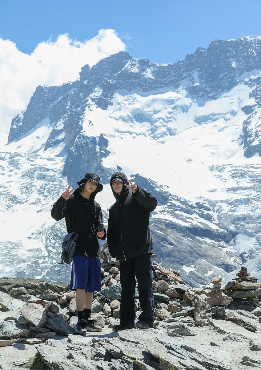 スイスではパラグライダーにも挑戦