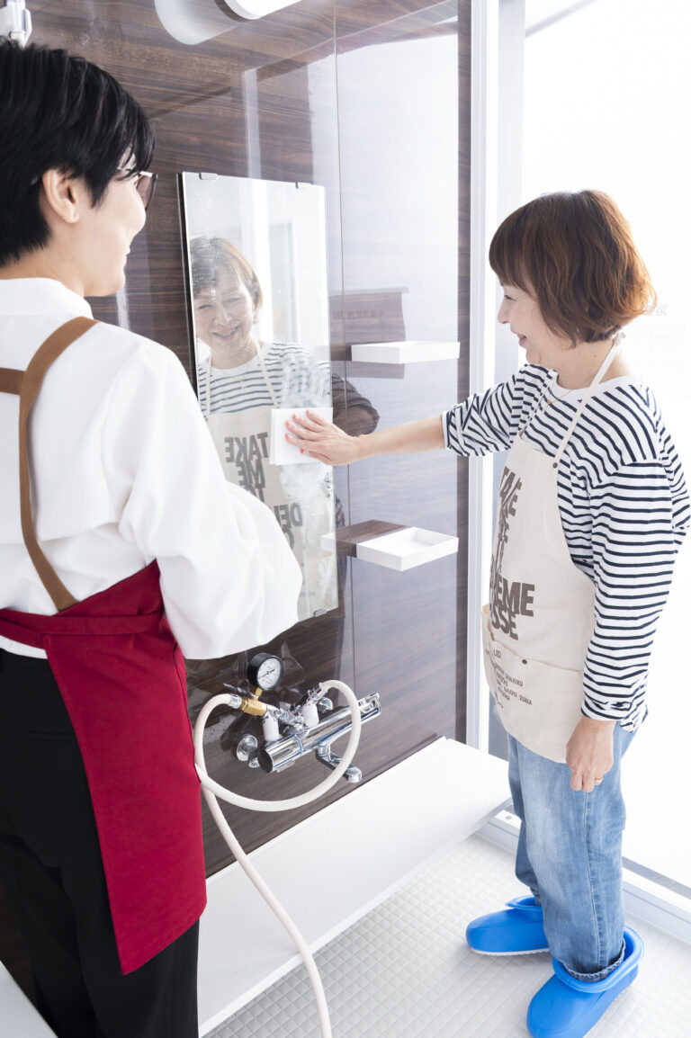 簡単大掃除　お風呂の鏡
