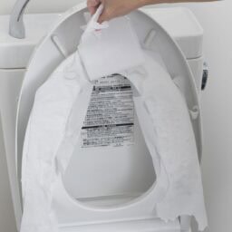 トイレットペーパーでパック