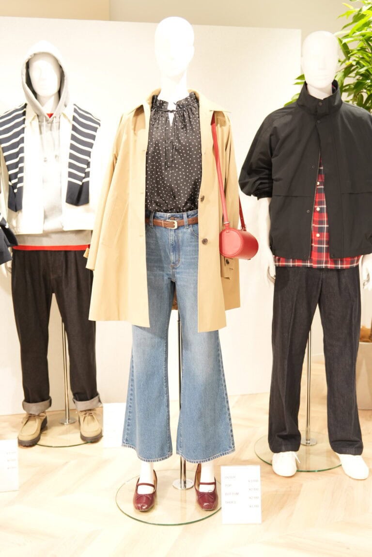 GU26ss展示会_フレアデニムコーデ