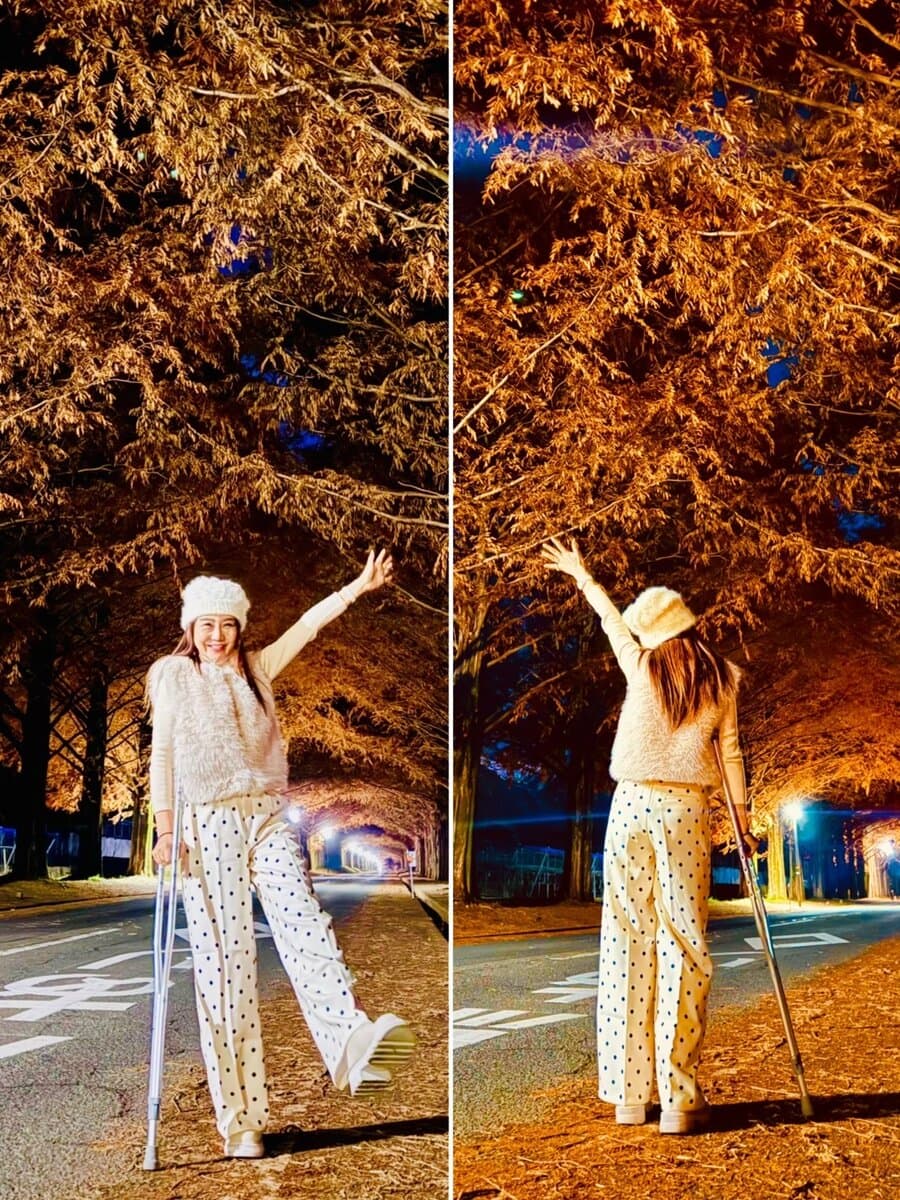 西谷さん・メタセコイア並木