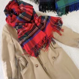 チェックストール