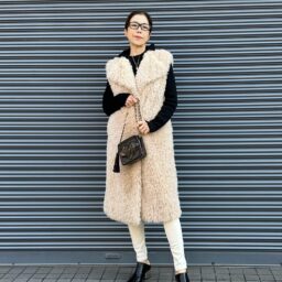 MOTOMIさん１２月ブログ_THINK FURロングジレ