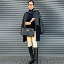 MOTOMIさん１２月ブログ_茄子紺ネイビー