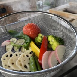 別府　地獄蒸し　野菜セット