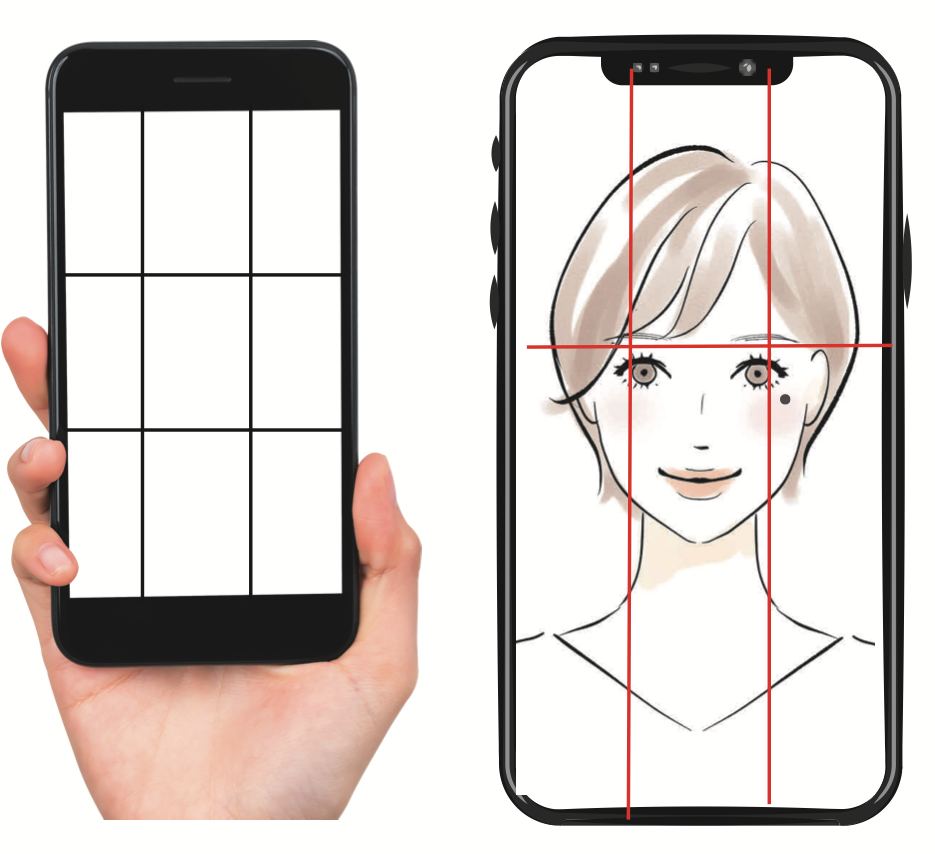 鏡ではなく自撮りで現在の自分を把握する3