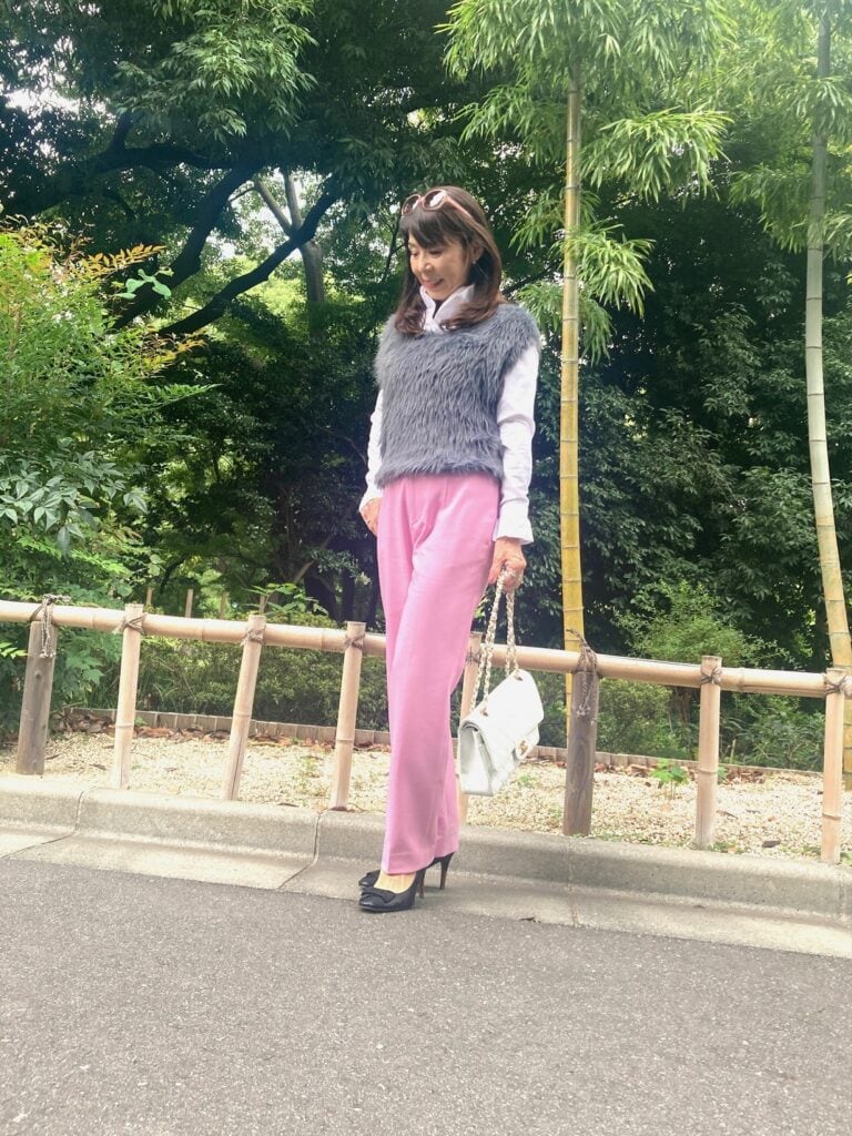 60代お手本スナップ・東京】大好きな「ピンク」を品よく着こなすには